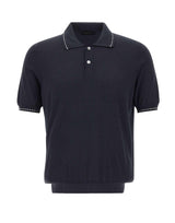 Polo in misto seta 43142 16224598 GRAN SASSO 
