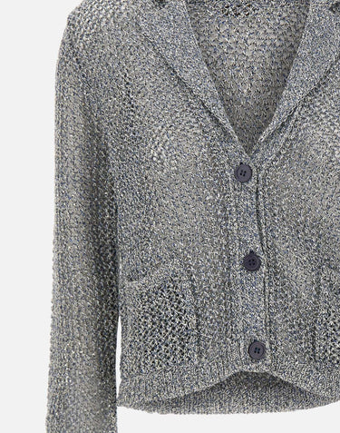 Cardigan con micro paillettes 373557 845 KANGRA 