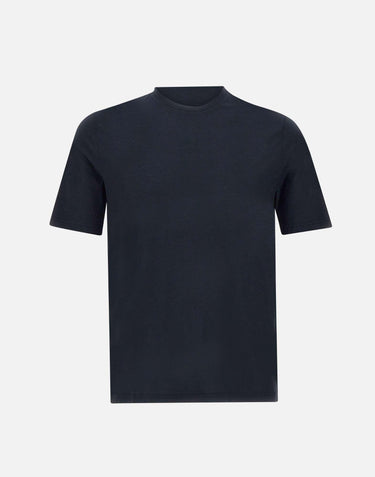 T-shirt in crêpe di cotone TSMC JCREPEU890 FILIPPO DE LAURENTIIS 