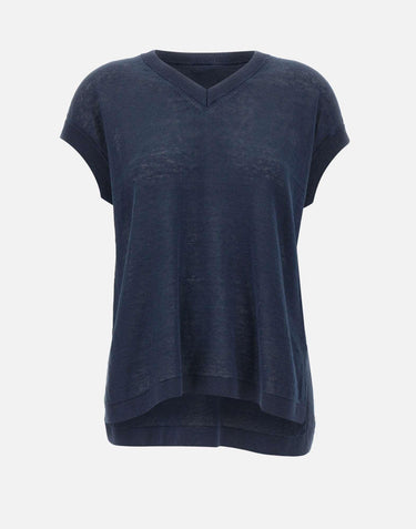 Maglia smanicata in filato di lino 2619351013600 003 'S MAX MARA 