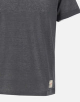 T-shirt "Lin" in lino e cotone LINVR0323 PIOMBO BOB 