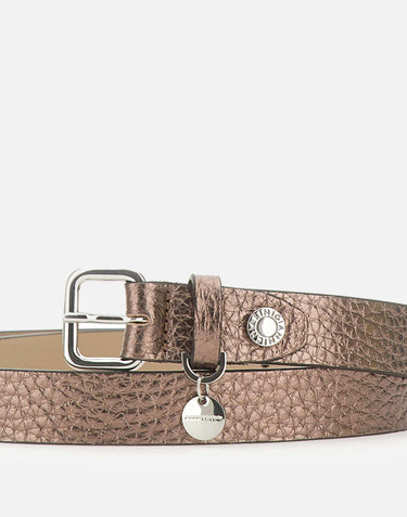 Cintura in pelle con charm CNK00093 RNGMOON GIANNI CHIARINI 