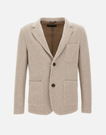 Blazer in lana e mohair 4W20L210TMT M03 GMS75 