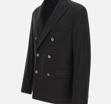Giacca doppiopetto in misto cotone L0140199 9000 PAOLO PECORA 