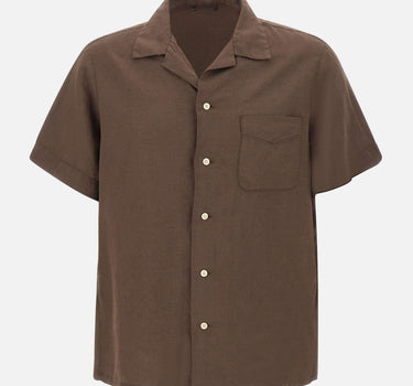 Camicia in lino e cotone 26P40049 82 PERFECTION 