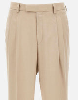 Pantaloni in twill drappeggiato 50561961 286 BOSS 
