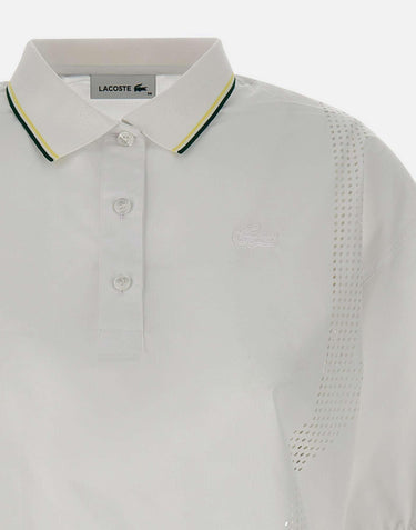 Polo oversize in tessuto tecnico CF0060 001 LACOSTE 