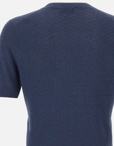 Maglia in misto lino e cotone 57169 18668598 GRAN SASSO 