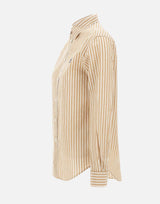 Camicia in cotone e lino classic-Fit 211971514 501 POLO RALPH LAUREN 