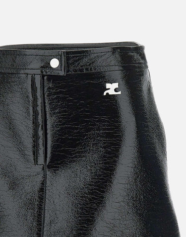 Minigonna in vinile "Reedition" <BR/> PERCJU001VY0014 9999 COURREGES 