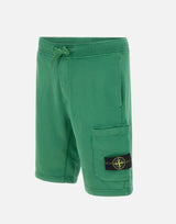Bermuda in felpa di cotone biologico 6200011S0051 V005H STONE ISLAND 
