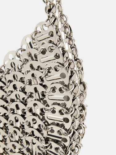 Borsa  "Nano" in maglia metallica 23PSS0337MET001 P040 RABANNE 