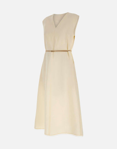 Abito in misto viscosa e lino ABD276F620 M1480145 FABIANA FILIPPI 