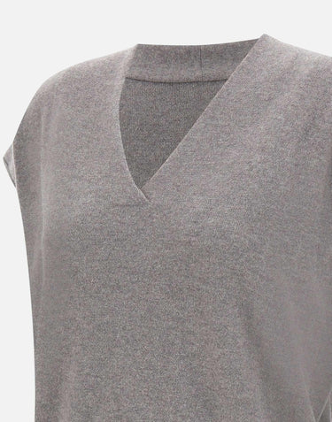 Gilet in cashmere 2421319GR 9027 HEMISPHERE 