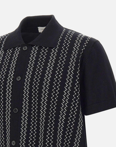 Camicia in maglia di cotone A048F900 9000 PAOLO PECORA 