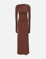 Abito "Veronica" in crepe T170119A TJP073CACAO THE ANDAMANE 