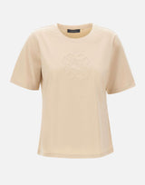T-shirt con ricamo monogram G071Z000590N 002 ELENA MIRO' 