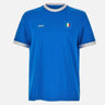 T-shirt in cotone elasticizzato con bandiera 50562134 430 BOSS 