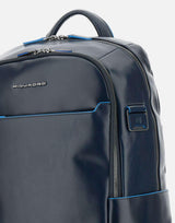 Zaino "Blue Square" in pelle CA4762B2 BLU2 PIQUADRO 