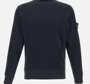 Felpa in cotone biologico a nido d'ape 6100056S0044 V0020 STONE ISLAND 