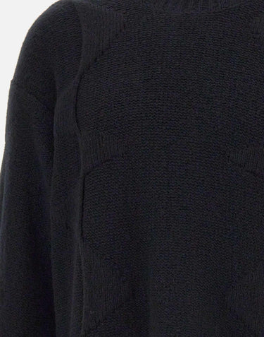 Maglia "Cropped spiral knit" M07063 BLK01 HELIOT EMIL 