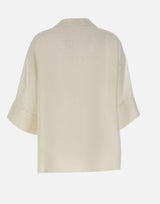 Camicia oversize in lino M80CAMM05 TES0M07800 ELEVENTY 