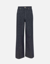 Jeans dritti in denim di cotone 2619181041600 001 'S MAX MARA 