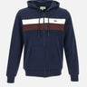 Felpa con cappuccio e zip color block SH5913 6WZ LACOSTE 