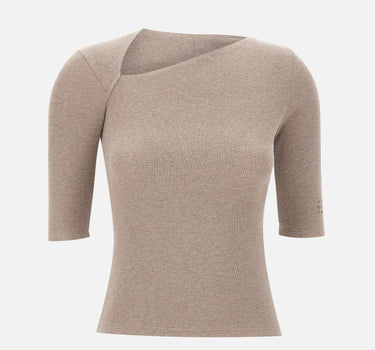 Maglia con scollo asimmetrico S52NC0361 M20122809 MM6 MAISON MARGIELA 