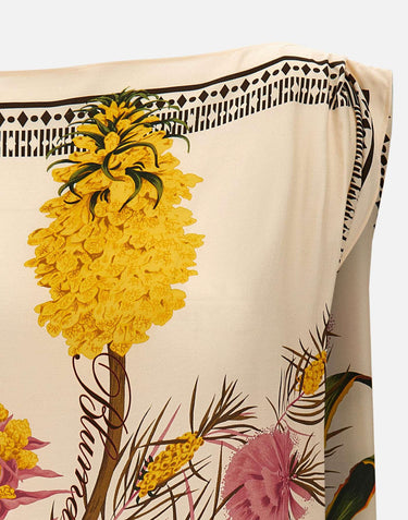 Top con stampa foulard 2C450A F8177 BLUMARINE 