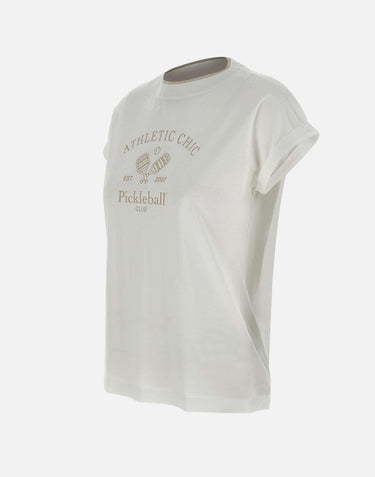 T-shirt in cotone e lyocell K80TSHI11N TES0K2990102 ELEVENTY 