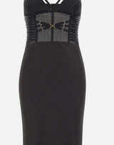 Abito Red Carpet in raso con elastici ABR5362E2 110 ELISABETTA FRANCHI 