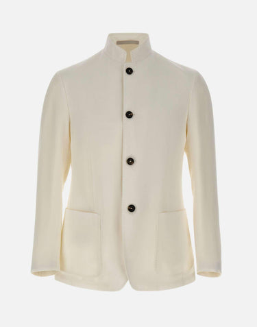 Blazer con colletto alla coreana M75GIAM05 TES0M11601 ELEVENTY 