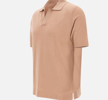 Polo in crepe di cotone PL0MCSK CR14R300 FILIPPO DE LAURENTIIS 