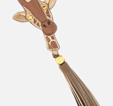 Portachiavi con giraffa PCGIRAFFA05 CARAMELLIGHTGOLD GIANNI CHIARINI 