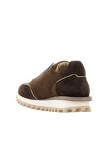 Sneakers in pelle scamosciata e tessuto N77SCNN02 SCA0N026052502 ELEVENTY 