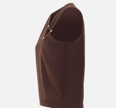 Top con dettaglio cut-out SP1NT004 6044 KAOS 