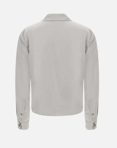 Blusa in seta "Pk label wrap" O1102503 B6M THEORY 