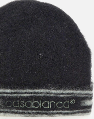 Berretto in Mohair a righe APF25HAT085 01 CASABLANCA 