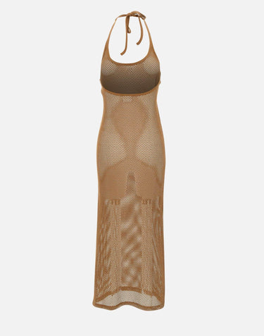 "Holistic mesh long dress" 225JRO625JS0119 1121 COURREGES 