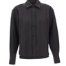 Camicia in lana vergine 1326WSH007474F DKGREY VICTORIA BECKHAM 