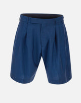 Shorts in lana e mohair con pinces M1R919ZV02989 46 PAUL SMITH 