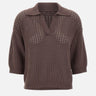 Polo in cotone traforata 360426 251 KANGRA 