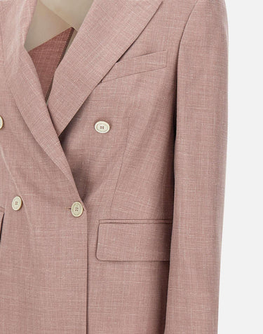 Blazer in lana, seta e lino K85GIAF02 TES0K066161 ELEVENTY 