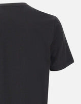 T-shirt in misto cotone e nylon DK17911 NERO DIKTAT 
