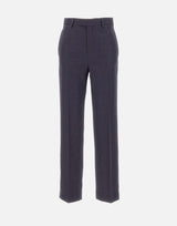Pantaloni in lana con orli sfrangiati S52KA0566 M35466524M MM6 MAISON MARGIELA 