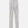 Pantaloni  "Dbl Pleat" in crepe giapponese Admiral O1109201 B6M THEORY 