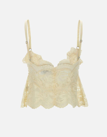 "Tank top in lace" 25PJT0043PA0170 P105 RABANNE 