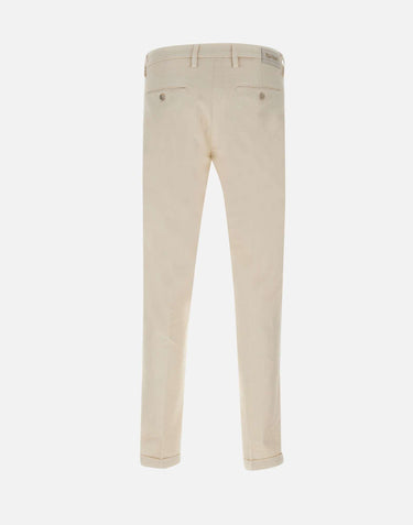 Pantalone "Mucha"  in cotone e lino P24910LS 7F1390004 RE-HASH 