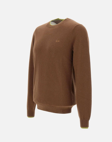 Maglia in lana e cotone K45141 08 SUN68 